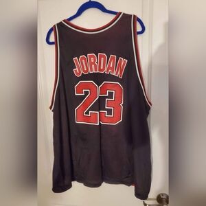 Jordan 23 Black and Red Jersey